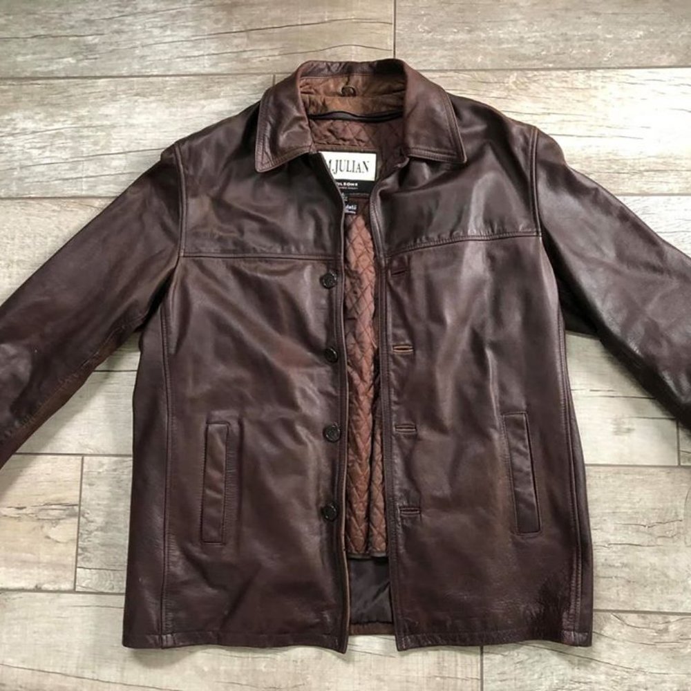 Leather jacket (L) in excellent condition